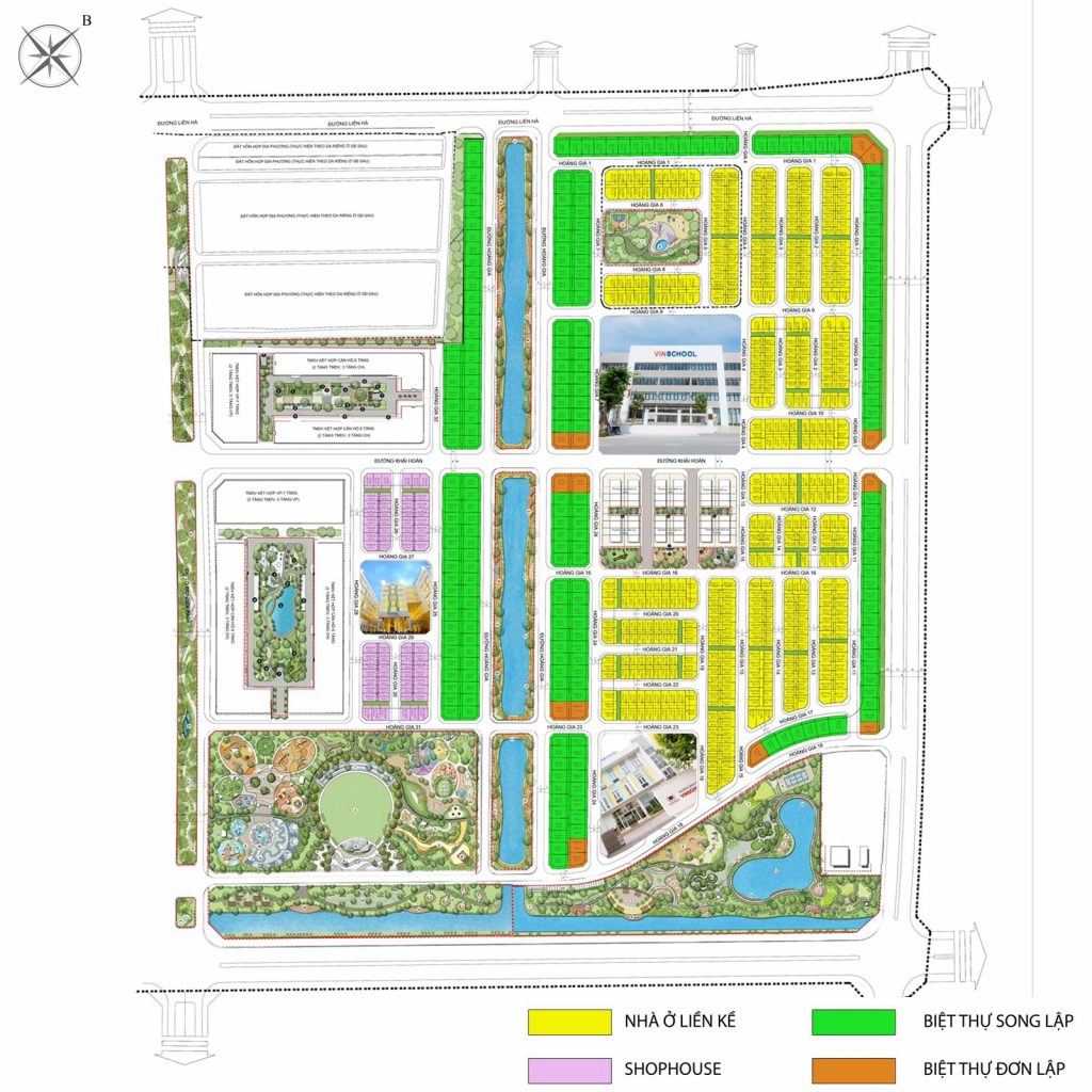 Biệt thự Song Lập mặt Sông 228m -giá 50 tỷ Vinhomes Đan Phượng gần công viên - Ảnh 1